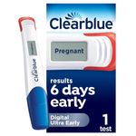 Clearblue Early Detection Pregnancy Test – Digital Ultra Early (10 MIU/ml), No Test Can Tell You Sooner – 1 Digital Test, Packaging May Vary