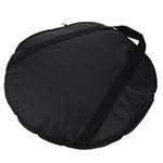 Mikinona Round Storage Bag Cymbal Container Cymbal Divider Round Cymbal Bag Cymbal Gig Bag with Carry Handle Cymbal Carrying Casecymbal Portable - Oxford Cloth Travel Instrument Bag Zipper