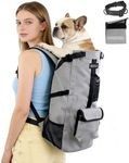 Voyiln Dog Backpack Carrier for Medium Dogs up to 30 lb, Hiking & Travel