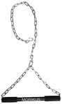 MORIKUS Hanging Rod Bar with Long Heavy Chain with Chrome Plated Rod Chin up Bar for Height Increaser (4 FEET)