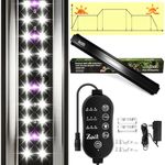 Zooiisol 3-in-1 UVB Light for Reptiles One-Touch Sunrise & Sunset Mode 26"