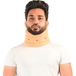 K SQUARIANS Neck Collar Support for Cervical Spondylitis | Soft Neck Brace for Pain Relief | Cervical Spine Immobilization | Neck Belt for Women & Men | Large Size Fits 4.0-4.5 Inches