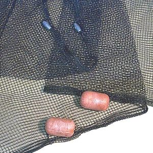 Frabill Seine Net with Poly Netting, Black, 4 x 25-Feet