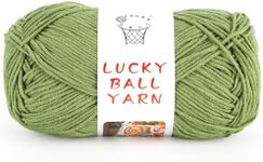 Milk Cotton Yarn,100g Yarn for Crochet,Amigurumi Yarn,Crochet Yarn for Crocheting,Cotton Yarn,Soft Yarn for Sweater,Hat,Socks,Blankets(Army Green)