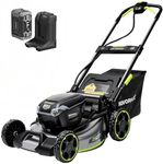 NovorikX 60V 5Ah Self-Propelled Lawn Mower 21-Inch, Brushless Cordless Mower for Large Yards, Electric with LED Headlight, 5.0Ah Battery & Rapid Charger Obsidian Series