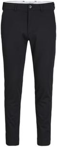 JACK & JONES Jpstmarco Jjcooper Chino Noos Pantalons, Noir/détails : Solide, 32W x 30L Homme