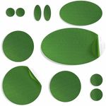 aZengear Repair Patches for Down Jackets, Puffer Coats, Waterproof, Pre-Cut, Tear-Cold-Heat-Resistant Polyester Fabric, Fix Ski Clothes, Air Mattress, Inflatables, Tents (11 Pcs Kit, Cool Green)