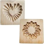 Wooden Cookie Biscuit Mold, 3D Baki