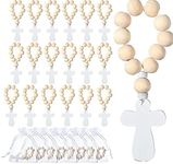 40 Pieces Wooden Catholic Rosary Be