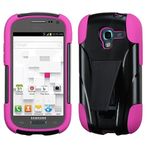 MyBat ASMYNA Advanced Armor Stand Protector Cover for Samsung T599 - Retail Packaging -Hot Pink