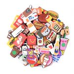 Lot of Fast Food Shoes Charms Men Women Shoe Decoration Accessories For Kids Boy Girls Adult Party Favor 50pcs, food 50pcs