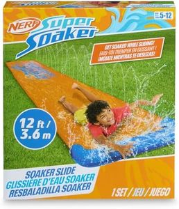 NERF Super Soaker Blast Water Slide – 12 Ft Kids Water Slide for Outdoor Summer Fun