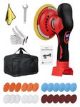 LotaTools Cordless Buffer Polisher for Car Detailing Compatible for milwaukee 18V Battery, Power Polishers and Buffers Up to 5500Rpm, Orbital Buffer Cordless for Car with 6 Variable Speed -No Battery