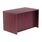 Alera Valencia Series 48 by 30 by 29-1/2-Inch Desk Shell, Rectangular Top, Mahogany