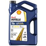 Shell Rotella T6 Full Synthetic 15W-40 Diesel Engine Oil (1-Gallon, Case of 3)