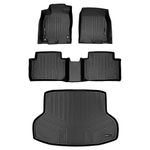 MAXLINER Floor Mats and Cargo Liner Set Black for 2016-2020 Honda Civic Sedan