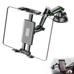 EliphonTowne Car Tablet Holder - 360° Rotating Adjustable Tablet Holder for Car, Tablet Car Holder for Dashboard Windshield, Tablet Car Mount Suitable for Ipad/Iphone