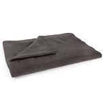 MediTac Grey Warm Wool Fire Retardant Blanket, 62" x 80" (52% Wool) - US Military Style