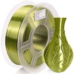 IEMAI Silk PLA Filament 1.75mm, Shiny Metallic Metal Silky 3D Printer Filament, Bronze PLA Filament 1kg(2.2lbs) Spool Dimensional Accuracy +/- 0.02mm