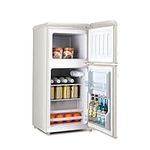 Tymyp Retro Refrigerator with Freez