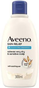 Aveeno Skin Relief, champú calmante natural, alivia la irritación, cuero cabelludo seco a muy seco y sensible, 300 ml