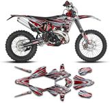 Kungfu Graphics Decal Kit for Beta RR 125 200 250 300 350 390 430 480 2020 2021 2022 2023 Dirt Bike Off Road, BTRR20N002-KO