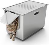 Stainless Steel Litter Box with Lid