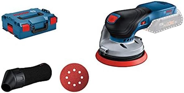 Bosch Professional 18V System GEX 18V-125 Cordless Random Orbit Sander (incl. Sanding disc (125 mm), 1x Sanding Paper, dust Bag, Without Rechargeable Batteries and Charger, in L-BOXX 136)