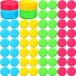 Hiboom 300 Pcs Kids Flying Discs 3.4 Inch Mini Classic Flying Disks Bulk Soft Flyer Toy for Outdoor Pets Dog Yard Lawn Games Party Kindergarten Teaching Favors, 4 Colors