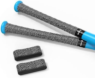 JAYA 2 Pack Embossed Bat Grip Tape 1.1mm – Non-Slip, Sweat-Absorbing & Breathable Handle Wrap Durable Cushion Feel & Pro-Level Control for Baseball & Softball Bats