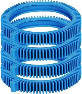 Seentech 896584000-143 Pool Cleaner Front Tire kit with Super Hump by - Compatible with Poolvergnuegen and Hayward Phoenix Cleaners - Pool Blue Standard Back Tire (4-pack)