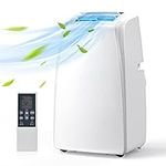 Air Choice 12000 BTU Portable Air Conditioner, 3-in-1 Portable AC Unit with Dehumidifier & Fan & 24HR Timer, LED Display, up to 550 Sq.Ft, Build in Universal Wheels for Quiet Portable AC Unit for Room