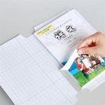 Swilak Transparent Sticker Book Cover Film Clear Matte for Craft, Waterproof School Textbook Case Cover Can Be Cut Self-Adhesive (Sizes Book Cover A4 (47 * 34) (Pack of 20)