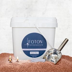 Foton Pearled Candle Sand 9lb Bucket, Desert Rose Unscented