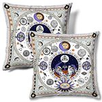 HMS Happy Memories vets Velvet Cushion Cases Square Decorative Throw Pillow Cover 45x45cm(18x18 Inch) Set of 2 for Couch Sofa Bed Living Room Bedroom