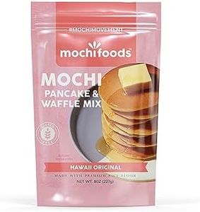 Mochi Pancake Mix and Waffle Mix - Hawaii Original - Gluten Free - Light, Fluffy Waffles and Pancakes Mix - 8 Oz