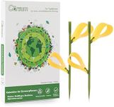 Garsum 84 Traps Sticky Houseplant Traps Gnat Yellow Insect Trap Indoor Fruit Fly Stakes Trap