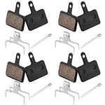 4 Pairs Bike Brake Pads Disc Brake Pads & Spring Bicycle Disc Brake Pads Fit for Br-M575 B01s Mt200 M525 M515 T615 T675 M505 M495 M486 M485, Mountain MTB Ebike Brake Pads Replacement