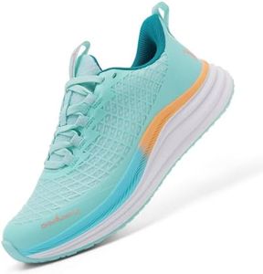 Women's Orthopedic Soft Running Shoes: Plantar Fasciitis Arch Support Pain Relief Orthotic Heel Spur Bunions Recovery Sneaker, Leisure Sport Gowalk Working Slip On Walking Shoes Mint Size 6.5
