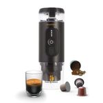 Handpresso travel coffee maker E-Presso 21700 battery powered portable coffee machine for Nespresso compatible capsules or ground coffee
