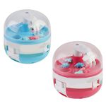 Toyvian Household Claw Machine Toy for Kids 2.55X2.55X2.36In Interactive Dinosaur Catching Machine Mini Desktop Plaything for Creative Hand-Eye Coordination and Party Fun