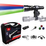 klarus XT12GT Hunting Kit 1600 Lumens Rechargeable LED Tactical Torch Red Green White FT12 Light, Beam Reach 603m, LED Spotlight Torches with Magnetic Charging Cable,Remote Switch, Holster,Clip