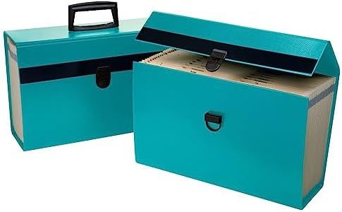 Pendaflex Portafile Expanding Organizer, 19-Pockets, Dark Turquoise