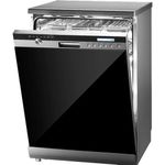 Appliance Art Magnetic Dishwasher Front Door Cover Sheet | Kitchen Appliance Décor | Vinyl Decal for Instant Update | Trimmable Magnet | Easy to Clean & Maintain | 23.5” x 26” | Glossy Black