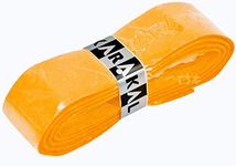 Karakal - PU Super Grip - Self-Adhesive Grip Tape for Badminton, Squash, Tennis, Hockey Stick or Ice Hockey Stick – Pack of 5 or 24 – Assorted Colours, Orange, 4 x Grips
