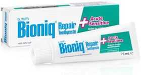 Dr. Wolff's Bioniq Repair Toothpaste Sensitive Acute 75ml | Reduces Sensitive Teeth | Calms Tooth Nerves and regenerates The Gums | Enamel Repair Toothpaste | Toothpaste for Travel & Home