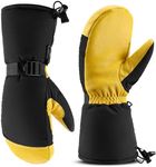 OZERO Gloves Mitts Insulated Ski Mi