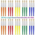 30Pcs Paint Brushes, Anezus Round P
