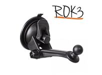 iBOLT Rok 3 Suction Mount with 80mm Dash Disc Works with All iBOLT car Dock Holders and Garmin GPS Devices