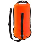 ORCA Open Water Safety Buoy - Hi-Vis Orange - Waterproof Sprayproof - Unisex